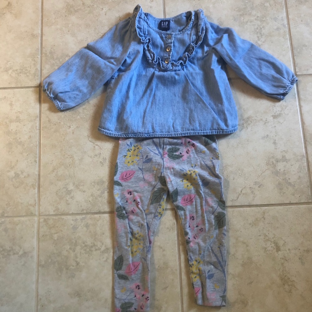 Gap denim outfit
